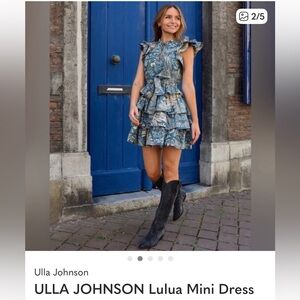 Ulla Johnson Lulua Tiered Ruffle Mini Dress. Size 6.